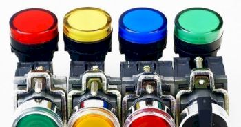 Арматура светосигнальная AD22DS(LED)   12В AC/DC d22  красная  Texenergo