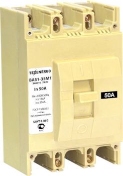 Автоматический выключатель ВА51-35М1 340010 УХЛ3   50А  Texenergo