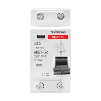 Диф. автомат АВДТ-32-NRG 2п 16А/30mA