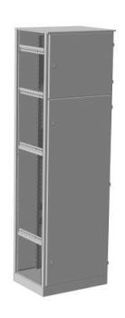 Корпус ВРУ-2 2000х600х450  IP54 без б/п  RAL 7035 серый TEXENERGO