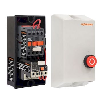 Пускатель магнитный ПМЛ 1210-12  400В  12А    У2 Б  РТЛ 1006-М2 (1,0-1,6А)    Теxenergo
