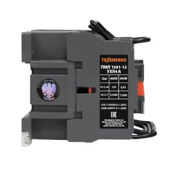 Пускатель магнитный ПМЛ 1501-12 110В  12А  2р  УХЛ4 Б   Теxenergo