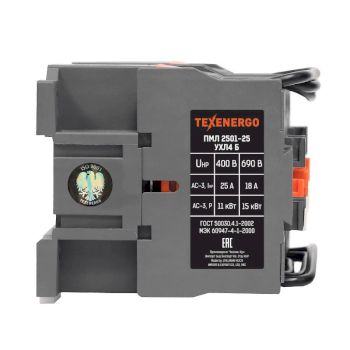 Пускатель магнитный ПМЛ 2501-25  230В  25А  2р  УХЛ4 Б   Теxenergo