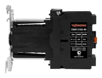 Пускатель магнитный ПМЛ 3165-40  230В пост.ток  40А  1з+1р  УХЛ4 Б   Теxenergo