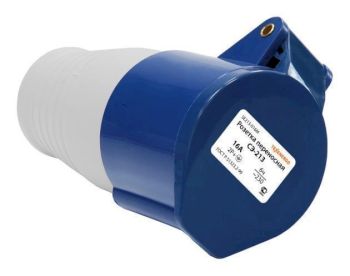 Розетка 213 переносная 2Р+PE       16А  220B  IP44