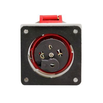 Розетка 3142 стац.  СУ 3P+PE         16А  380В  IP67