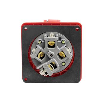 Розетка 3442 стац.  СУ 3P+PE        125А  380В  IP67