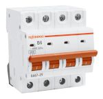 Автоматический выключатель ВА67-29 4п  6А    6кА Texenergo хар-ка B