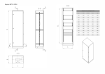 Корпус ВРУ-1 2000х1000х450  IP54  RAL 7035 цельнометаллический