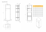 Корпус ВРУ-2 2000х800х600  IP54  RAL 7035 цельнометаллический
