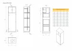 Корпус ВРУ-3 1800х800х450  IP54  RAL 7035 цельнометаллический