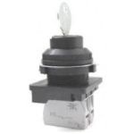 Переключатель ПЕ221/2  ключ на два полож. с фикс, 