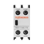 Приставка контактная ПКЛ-11 04А-1ТЭ 10А 1НО+1НЗ Теxenergo белая