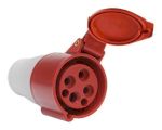 Розетка 214 переносная 3Р+PE       16А  380B  IP44